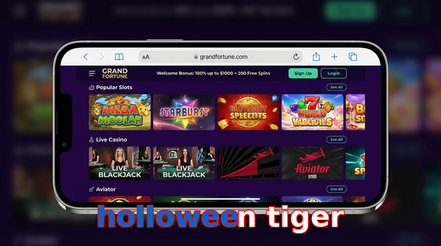 Main screen of Holloween Tiger ios page for PK players