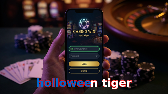 Main screen of Holloween Tiger login page for PK players